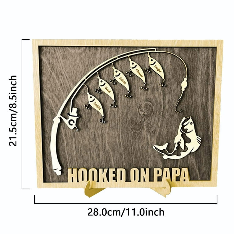 Funny Fishing Gifts Plaque Perfect Birthday Christmas Gifts For Dad Grandad