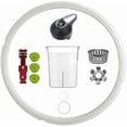 thumbnail image 1 of ccwmincc 11PCS Replacement Parts for Instant Pot LUX80 8QT Includes Steam Release Handle, Sealing Ring, Float Valve, Anti-Block Shield and Condensate Collection Cup, 1 of 1