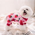 thumbnail image 3 of Pijama XPUDAC para perros grandes, ropa navideña, 4 piezas, 3 of 8