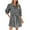 Black, variant on Young Adult Dresses Women's 3/4 Sleeve Mini Dress Summer Casual Bow Tie Crewneck Striped Loose Flowy Beach Dresses S-2XL Gift for Her