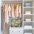 thumbnail image 6 of Storage Box With Lid 16.5x12.6x11.8In Foldable Stacked Household Storage Box Cute Magic House, 6 of 7