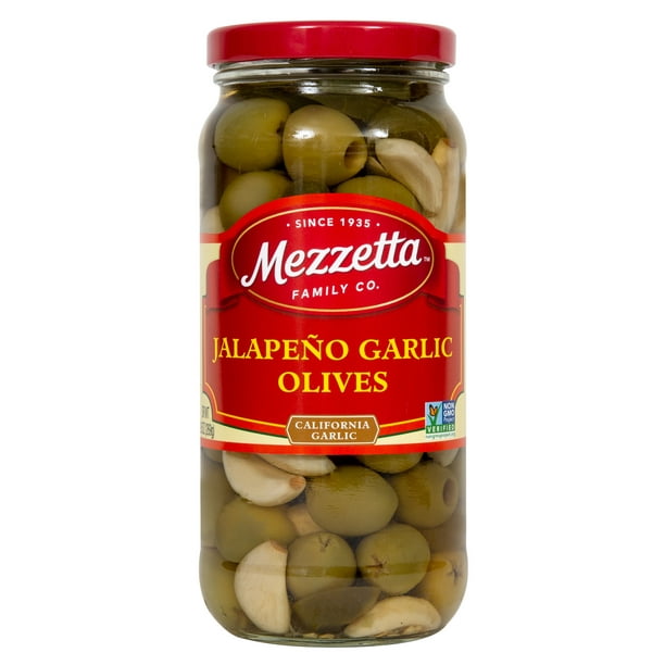 Mezzetta Jalapeno Garlic Olives