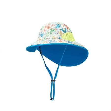 

QIIBURR Baby Beach Hat Baby Summer Hat Toddler Kids Summer Hat Cactus Print Outdoor Children Neck Guard Sun Beach Cap Toddler Beach Hat Kids Beach Hat