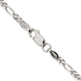 thumbnail image 2 of 925 Sterling Silver 2.85mm Figaro Link Chain Necklace, 2 of 3