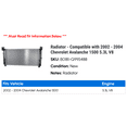 thumbnail image 2 of Radiator - Compatible with 2002 - 2004 Chevy Avalanche 1500 5.3L V8 2003, 2 of 2