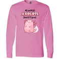 thumbnail image 3 of Inktastic Always Axolotl Questions Cute Curious Axolotl Long Sleeve T-Shirt, 3 of 5