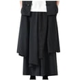 thumbnail image 1 of Puntoco Pantalones casuales largos para hombre Pantalones casuales de seda de hielo de color sólido de moda para hombre Pantalones largos con cintura elástica, 1 of 4