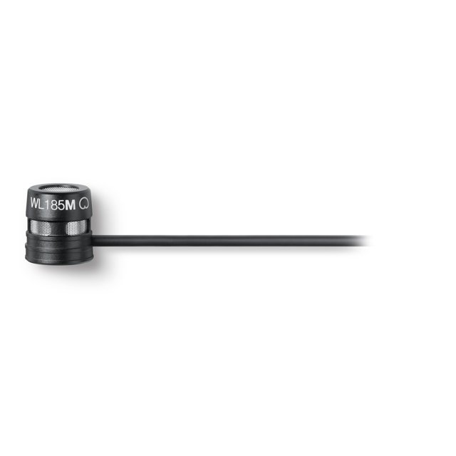 Micrófono Shure WL185M con condensador cardioide Lav Mic negro
