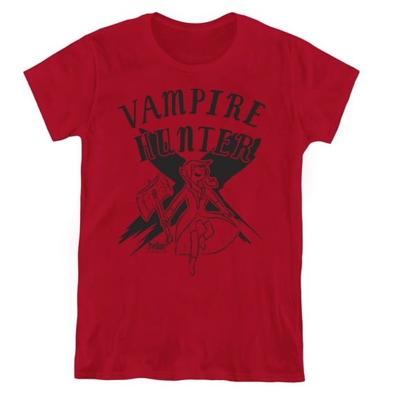 Adventure Time Vampire Hunter S/S Women's T-Shirt Cardinal