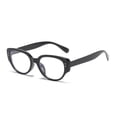 thumbnail image 3 of Gafas retro anti-luz azul, sencillas, estilo de celebridades, gafas de sol en blanco y negro con forma de ojo de gato, gafas de miopía para mujeres americanas, 3 of 4