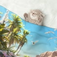 thumbnail image 2 of Pofeuu Playful Hedgehog Forest Pond Print Puppy Blanket,Dog Blankets,Pet Blanket Cozy Cat Blankets for Indoor Cats, Fuzzy Pet Blanket for Kitten Doggy Dog Blankets-Large, 2 of 8