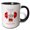 Black/White, variant on 3drose, Funny Holiday Gym Work Out for Exercise Equipment Pun Humor, 11oz Two-tone Black Mug