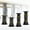 6.9-9.8 inch (4pcs), variant on 4 Pcs Adjustable Bed Support Legs 6.9-9.8 Inch, 4400LBS Heavy Duty No Drill Bed Frame Center Support, Anti-Wobble Bed Slats Support for Wooden Slats/Bed Base (6.9-9.8 inch (4pcs))