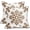 Brown-snowflake, variant on Blue Christmas Pillow Covers 18x18 Inch Set of 2, Xmas Snowflakes Rustic Winter Themed Decorative Throw Pillow Cases Outdoor Linen Cushion Covers Farmhouse Sofa Couch Bed Decor