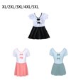 thumbnail image 2 of Eigraketly Traje de baño para niños Estilo de moda y colores brillantes Traje de baño Vestido de traje de baño Traje de baño en blanco y negro SG, 2 of 6