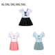 thumbnail image 4 of Naiovety Traje de baño para adolescentes Estilo de moda y tela cómoda disponible en vestido de varios colores Traje de baño en blanco y negro 2XL, 4 of 6