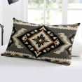 thumbnail image 5 of Boho Ethnic Geometric Southwestern Queen Size Pillow Cover, Pillowcase Protectors with Zipper, Breathable Decorative Throw Pillow Case Cover, Pillow Shams for Couch Sofa 20x30Inch, 5 of 7