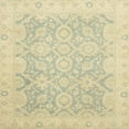 thumbnail image 1 of Ahgly Company Indoor Square Abstract Brown Gold Oriental Area Rugs, 7' Square, 1 of 6