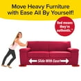 thumbnail image 2 of RUBY Movers Furniture Sliders for Carpet, As Seen on TV, Effortlessly Move Heavy Couches, Recliners, Bookcases & Appliances with Ease, Extra-Large Size Fits Bulky Legs. Move Furniture by Yourself., 2 of 9