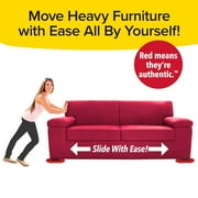 RUBY Movers Furniture Sliders for Carpet, As Seen on TV, Effortlessly Move Heavy Couches, Recliners, Bookcases & Appliances with Ease, Extra-Large Size Fits Bulky Legs. Move Furniture by Yourself.