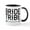 White/Black Inside, variant on CafePress - Bride Tribe - 11 oz Ceramic Mug - Novelty Coffee Tea Cup
