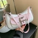 thumbnail image 3 of Bolso bandolera para mujer, bolsos de hombro para mujer, bolsos de hombro, bolsos para mujer, bolsos pequeños tipo hobo con forma de bola de masa, bolso de mano de piel vegana para mujer, 3 of 6