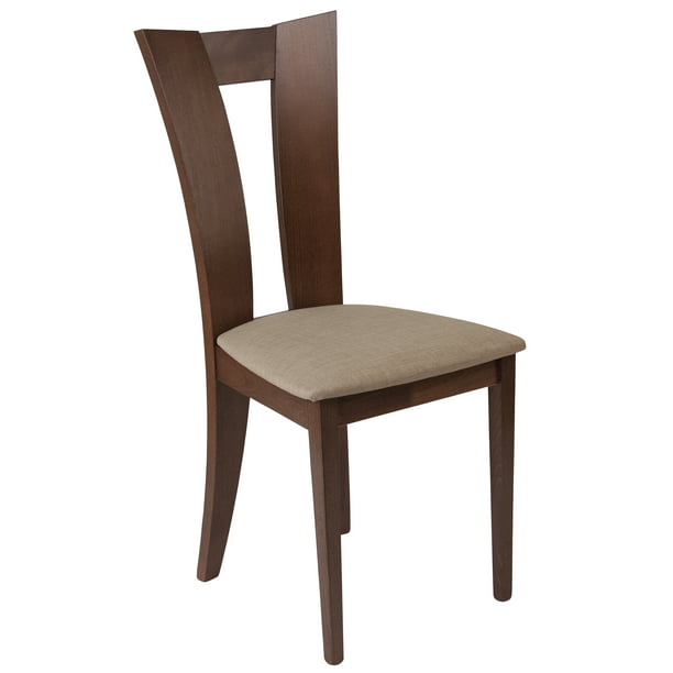 Talbot Walnut Finish Wood Dining Chair, Magnolia Wood Dining Chairs