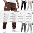 thumbnail image 4 of Pantalon Cargo en Ripstop pour Homme Pantalon Tactique Pantalon de Randonnée avec Multiples Poches Résistant à l'Eau pour Plein Air Militaire Pêche Travail Tenue Quotidienne Coupe Confortable / IhhxPro, Beige TG, 4 of 9