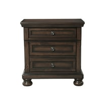 Picket House Furnishings Kingsley Nightstand w/ USB Walnut