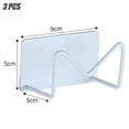 thumbnail image 2 of Soporte de esponja de cocina Soporte De Esponja De Cocina De 3 Piezas, Gancho Impermeable Para Lavandería, Baño, Blanco blanco Magideal Soporte de esponja de cocina, 2 of 7