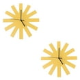 thumbnail image 2 of Reloj de pared colgante Yuarrent decoración de la habitación accesorios decorativos Amarillo, 2 of 6