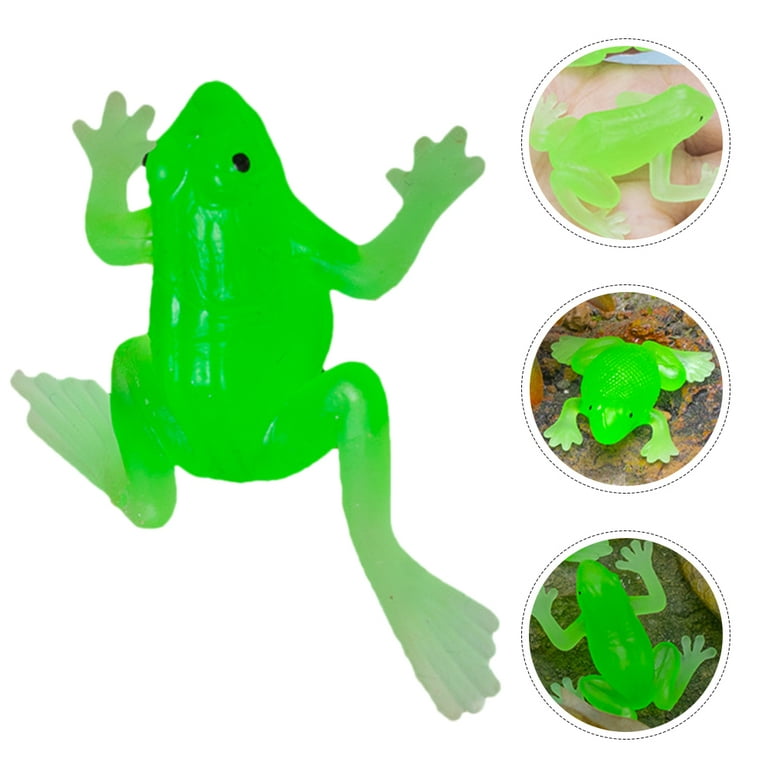 Simulation Mini Frog Plush Doll Stuffed Animal Toy Handmade Kids Xmas Gift