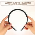 thumbnail image 5 of Unique Bargains 4pcs Teeth Comb Headband Solid Color Non-slip Hair Bands Hair Accessories Black Beige Deep Brown Gray, 5 of 7