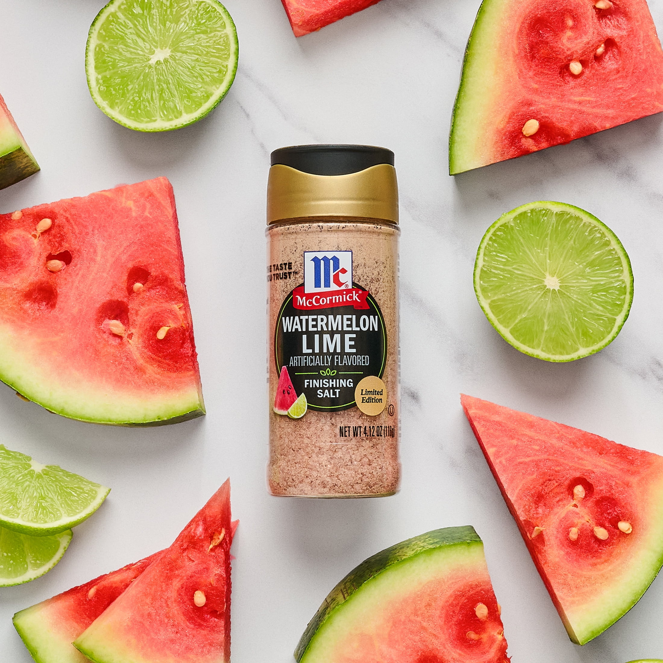 McCormick Watermelon Lime Finishing Salt, 4.12 oz Bottle