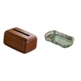 thumbnail image 1 of porta pañuelos,Funda para caja de pañuelos de PP para sala de estar y cocina,Porta pañuelos de PP para casa,oficina,hotel,Bandeja de almacenamiento,Bandeja rectangular para servir frutas y, 1 of 8