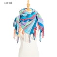 thumbnail image 5 of Foulard d'Hiver pour Femmes Mode Hiver Femmes Foulard Colorée Décontractée Foulard Carrée à Pompons Châle Foulard pour Femmes Foulard d'Hiver pour Femmes Hiver Foulard d'Hiver pour Femmes, 5 of 5