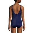 thumbnail image 2 of Lands' End Women's Long Tummy Control Tugless Low Leg One Piece Swimsuit, 2 of 3