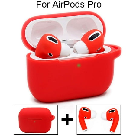 Icoolmate Waterproof Headphone Case For Apple Airpods Pro Upgraded Anti Lost St Free Silicone Protective Cover Wine Red Walmart Canada
