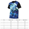 thumbnail image 2 of Shadow Milk Cookie Tee Men's Short Sleeve Printed T-Shirt Casual Wear Round Neck Trendy Shirts Versatile Outfit Top M, 2 of 5