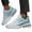 Light Blue, variant on Womens Air Cushion Athletic Running Shoes Breathable Fashion Lace up Sport Gym Jogging Tennis Fitness Sneaker