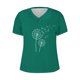thumbnail image 4 of Camisetas de Manga Corta para las Mujeres, Impresión de Cuello en V Camiseta Casual Top Hecho de 95% Poliéster 5% Spandex para el Uso Diario de Primavera Verano, Camisetas para las Mujeres Casual, 4 of 4