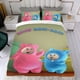 thumbnail image 4 of Billy Bam Bam Conjunto de sábanas temático, trío de piezas, cómodo y amigable con la piel, diseño único, regalo de decoración para el hogar para familiares, amigos y fans,135cm *200cm, 4 of 6