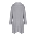 thumbnail image 5 of Cardigan Women Long Knitted Casual Vintage Loose Sweater Coat Solid Oversized Sweater Korean Cardigans, 5 of 6