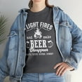 thumbnail image 7 of I Light Fires and Make Beer Disappear What's Your Superpower Shirt -ID: 599, 7 of 7