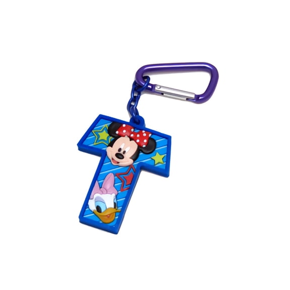 Mickey and Friends Letter T Laser Cut Keychain