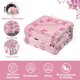 thumbnail image 5 of Regalos para adolescentes, mantas de franela de fibra de franela suave, regalos de cumpleaños para nietas, regalos para hijas, manta de dos dígitos para adolescentes, diseño de corazones y mariposas, 5 of 6