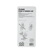 Hyper Tough 20V Max2-Pack Spool & Trimmer Line Nylon, with 0.065 Line Diameter