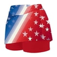 thumbnail image 4 of Plcasen Independent Day Women Tennis Workout Skorts High Waisted Athletic Skirts, Lightweight Golf Running Skirt, 4 of 5