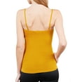thumbnail image 4 of Active Basic Women & Juniors Solid Plain Adjustable Spaghetti Strap Layering Cropped Camisole Tank Top, 4 of 4