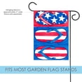 thumbnail image 3 of Toland Home Garden Patriotic Flips Beach summer Flag Double Sided 12x18 Inch, 3 of 5